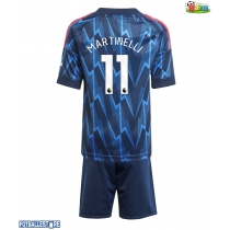 Arsenal Gabriel Martinelli #11 Bortedraktsett Barn 2025-26 Kortermet (+ Korte bukser)